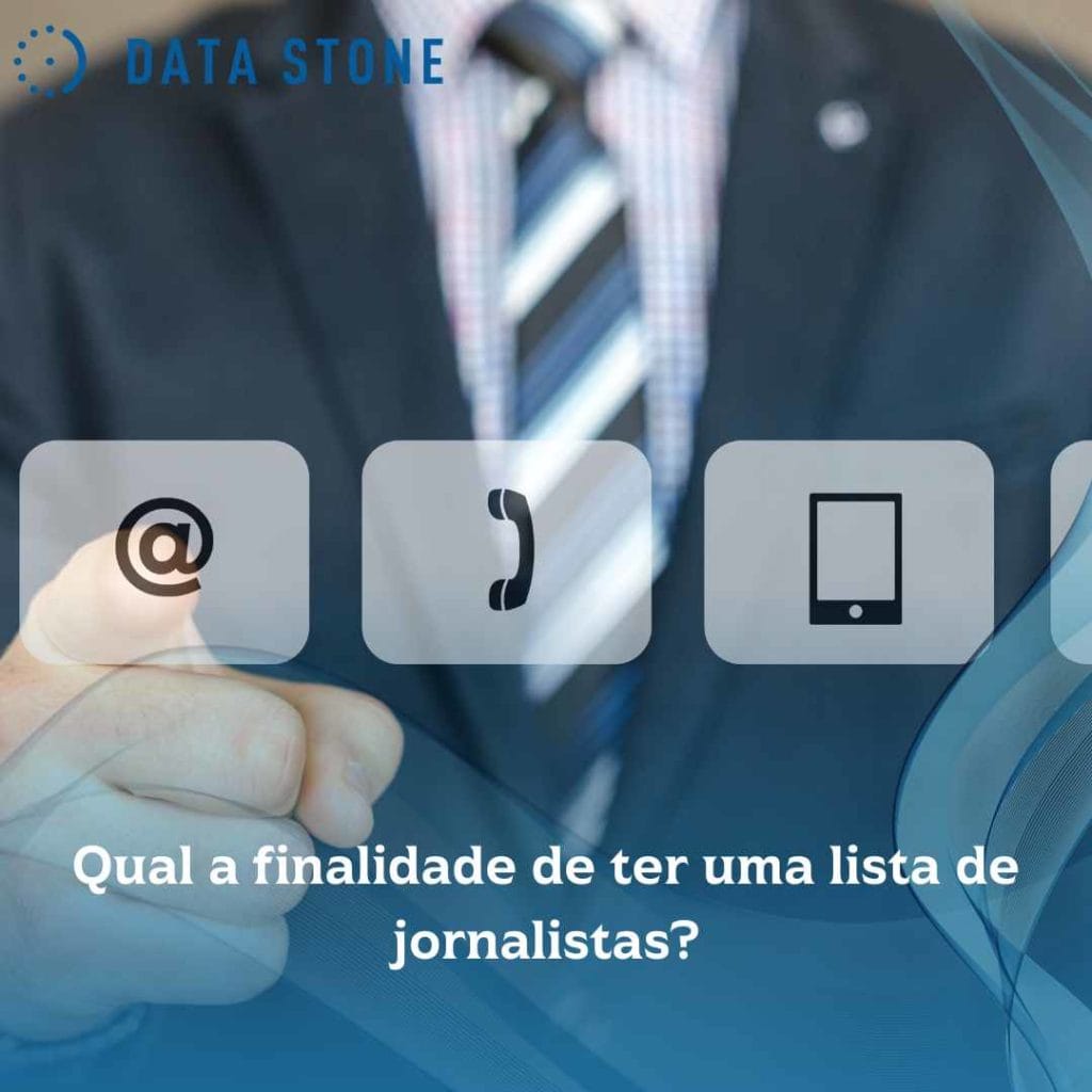 Qual a finalidade de ter uma lista de jornalistas