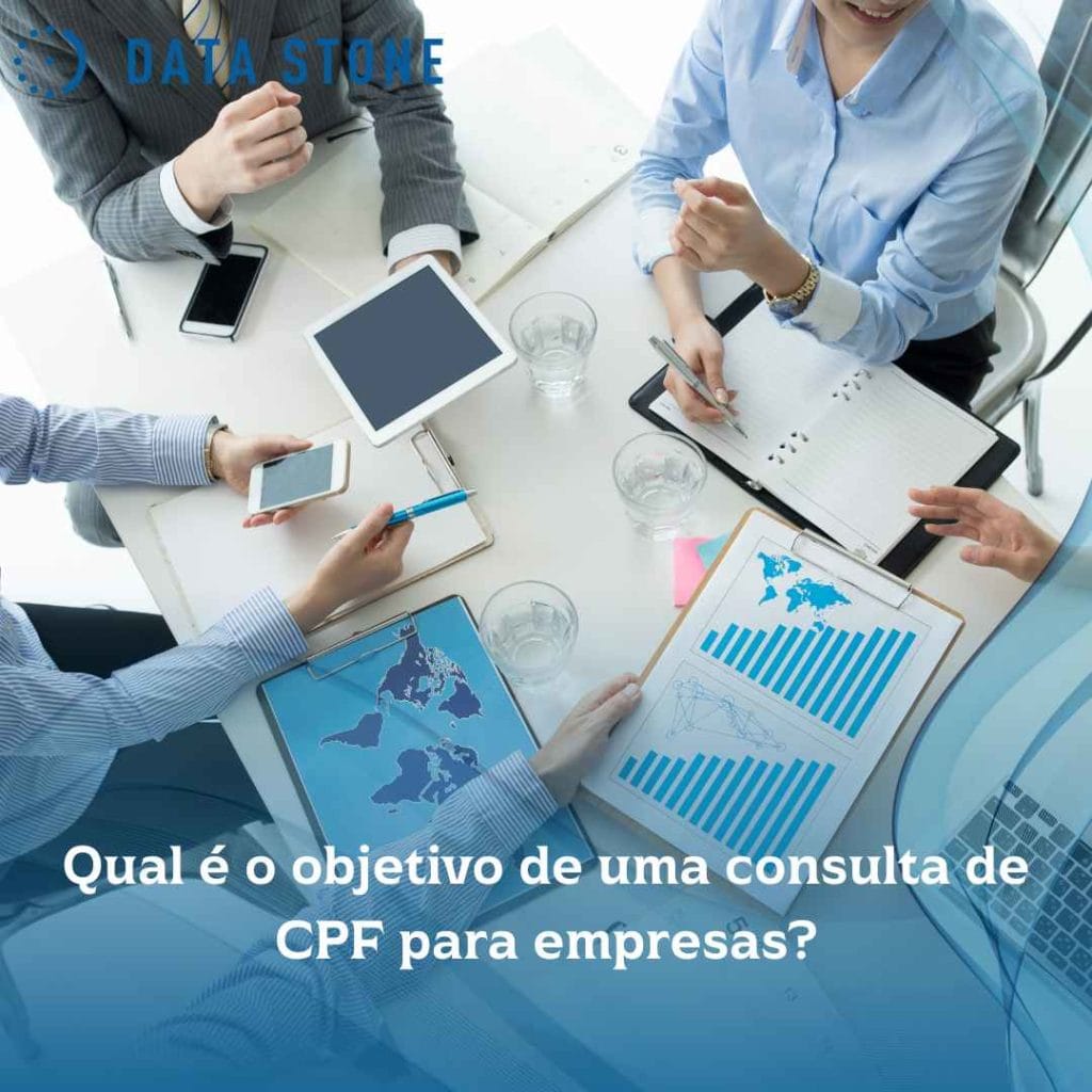 Qual é o objetivo de uma consulta de CPF para empresas