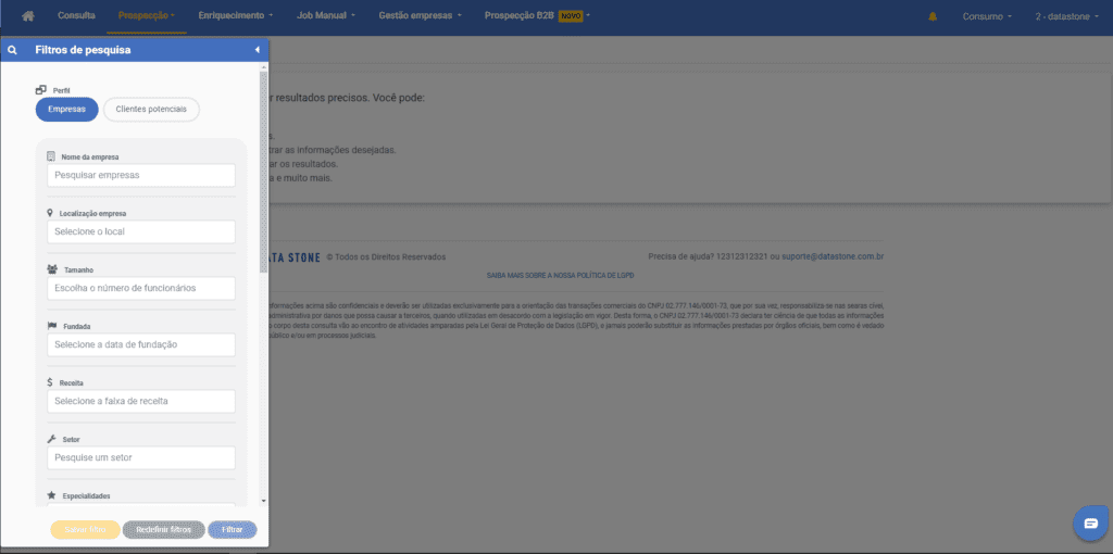 Como a Data Stone trabalha no Mercado B2B