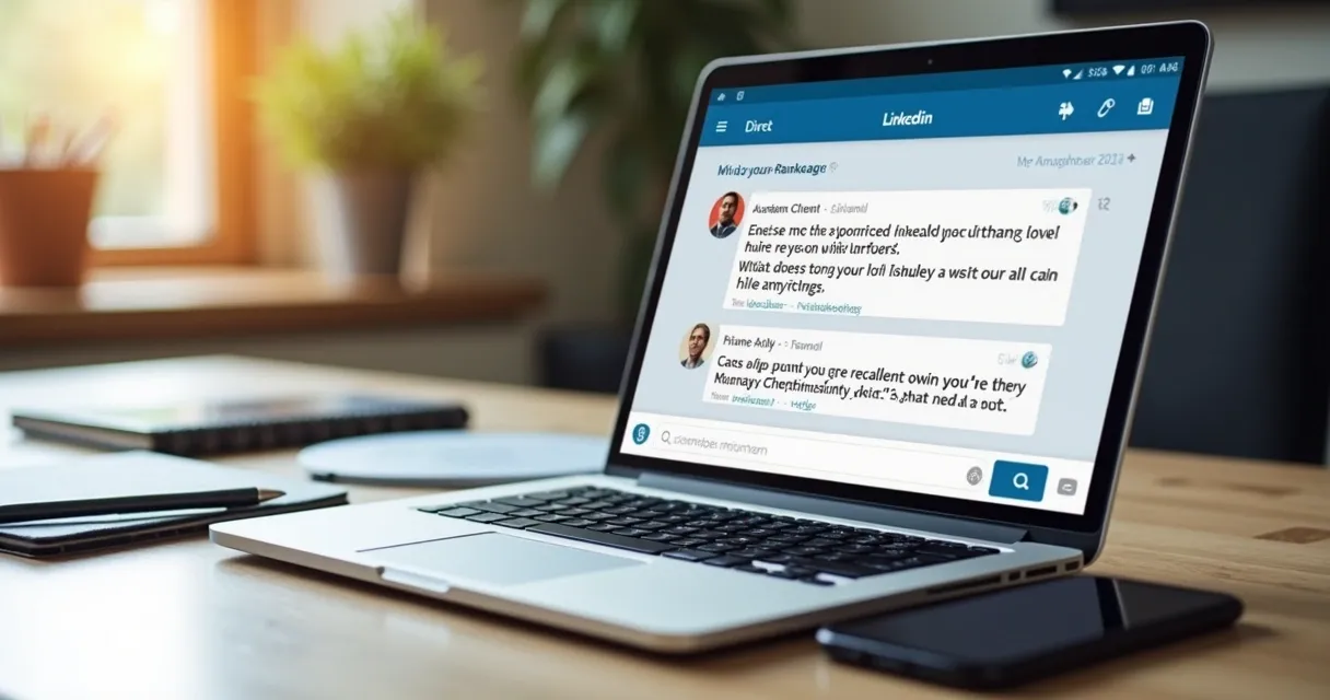 Interação LinkedIn para prospecção B2B 