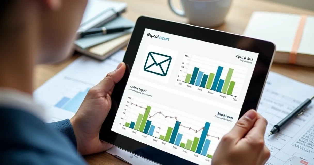 Relatório mostra taxa de abertura de campanha de email para construtoras 