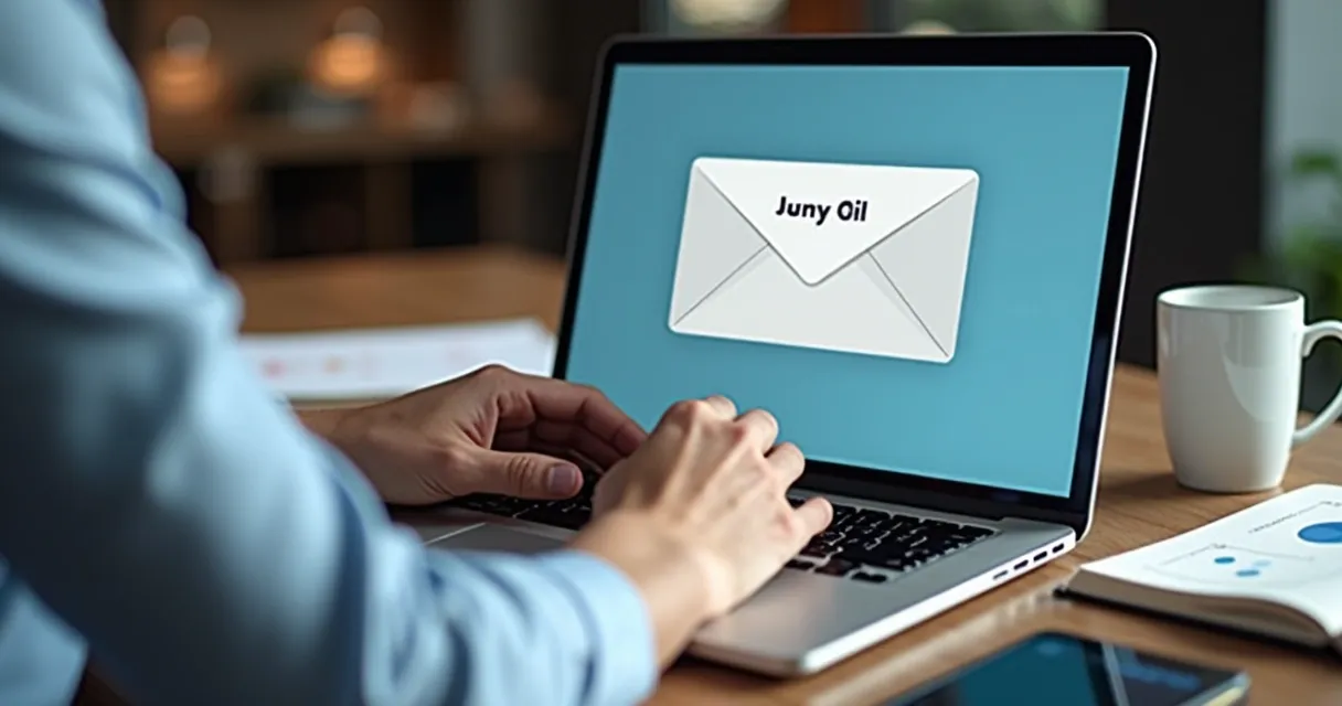 Executivo envia mensagem personalizada para cliente B2B 