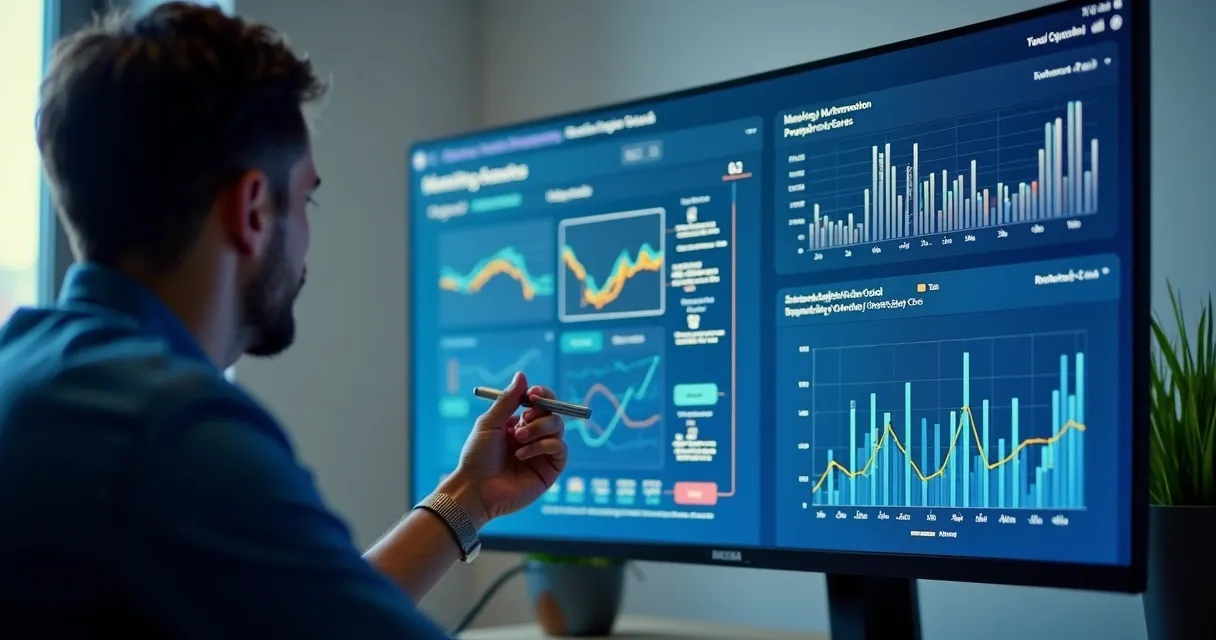 Dashboard de automação e integração de marketing B2B 