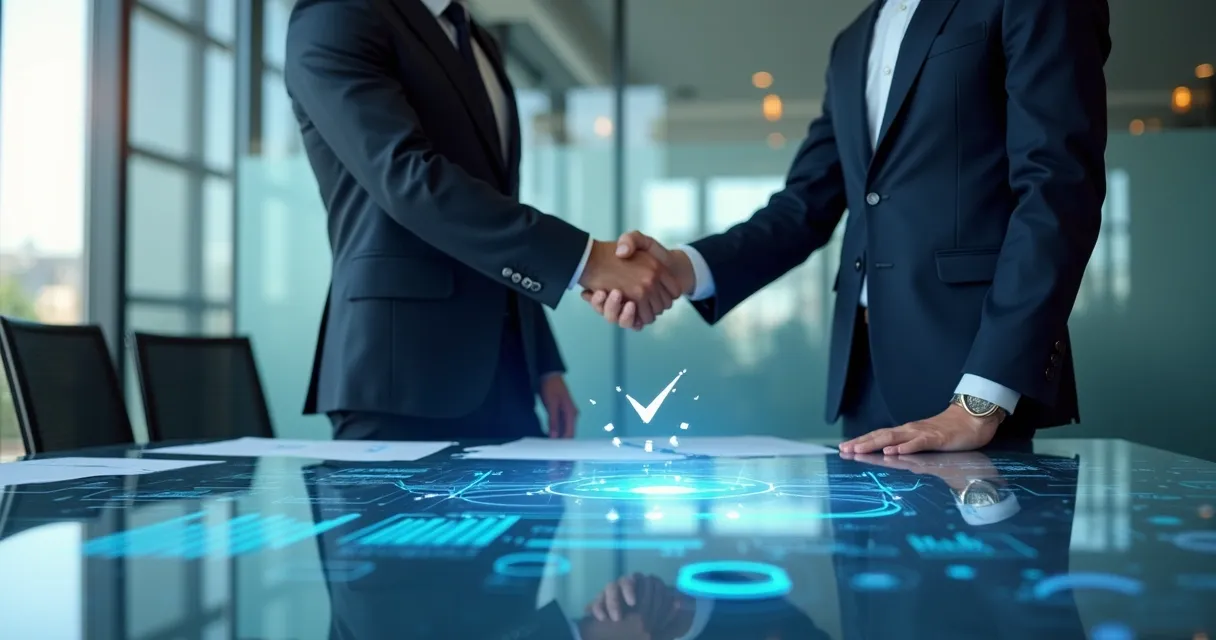 Representação visual da confiança em processos de marketing B2B