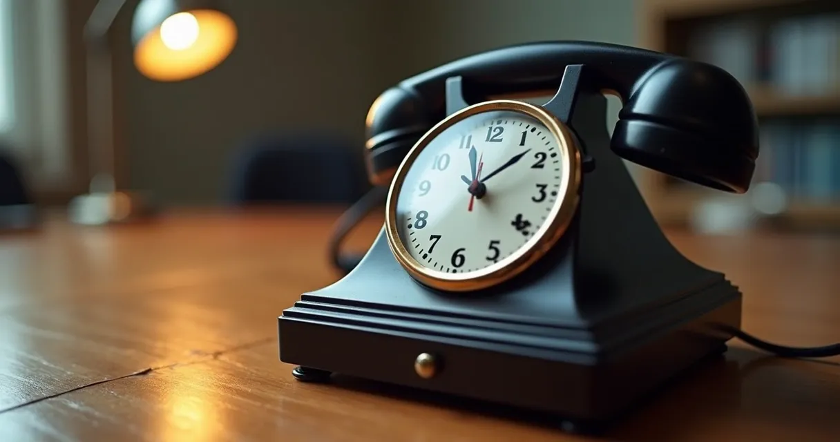 Telefone sobre relógio simbolizando oportunidade 