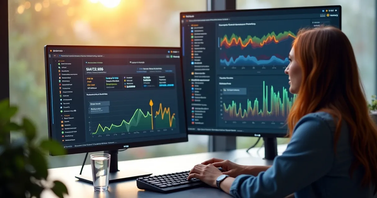 Dashboards mostrando checagem de leads em tempo real