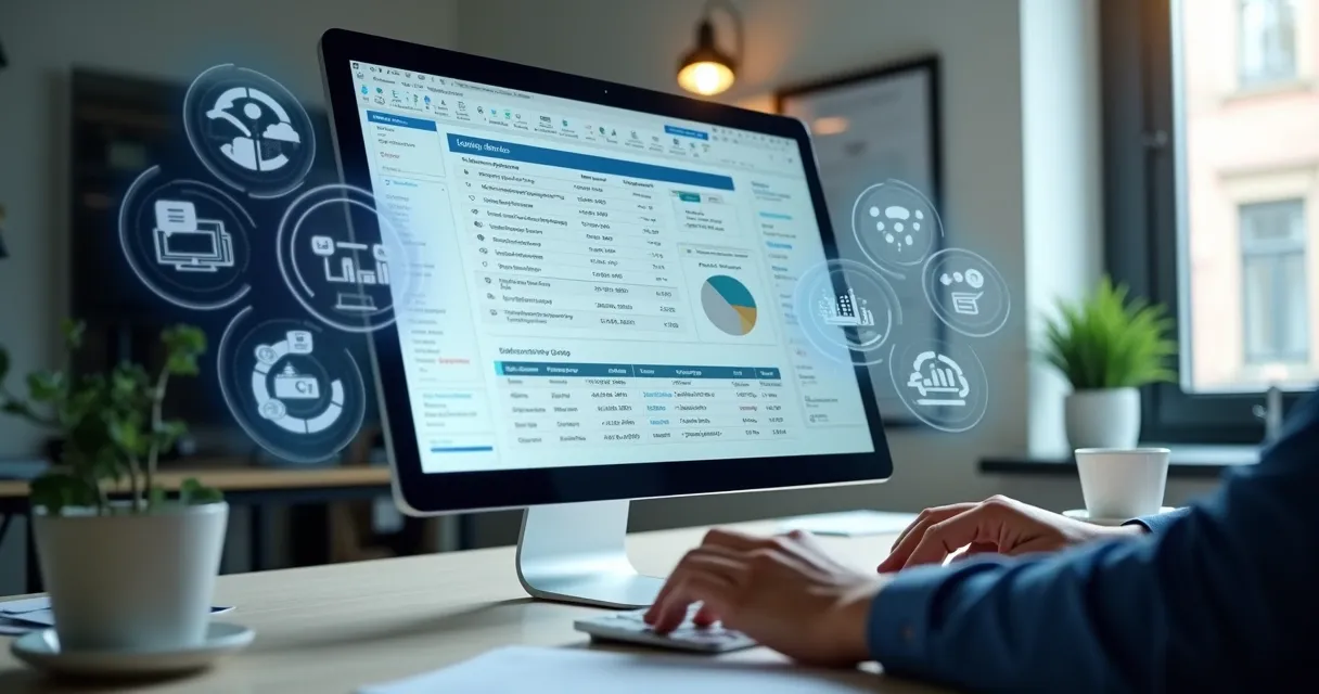 Planilha de CRM sendo enriquecida automaticamente com dados de clientes 