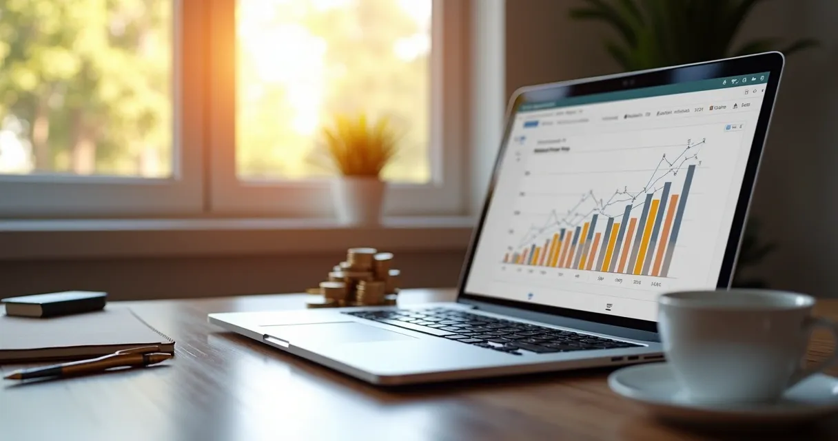 Gráfico de vendas mostrando crescimento após uso de dados para leads 
