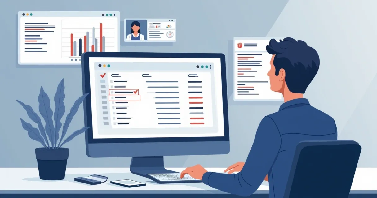 Representação de profissional usando filtros digitais para selecionar leads B2B 