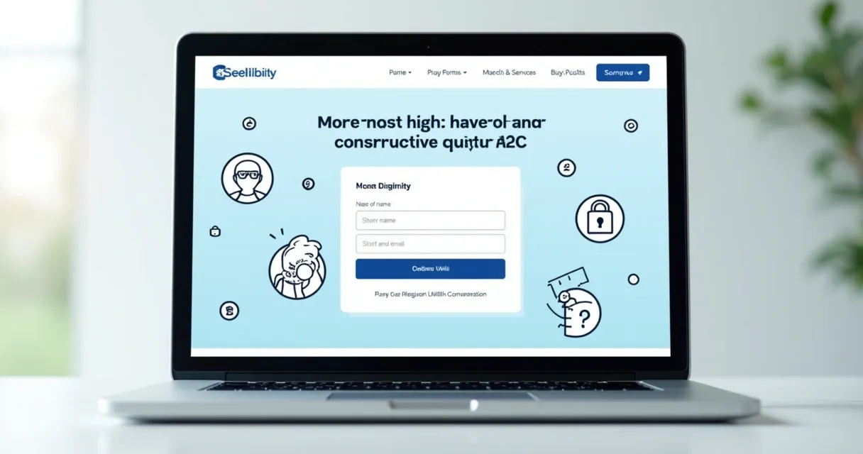 Formulário objetivo de landing page B2C