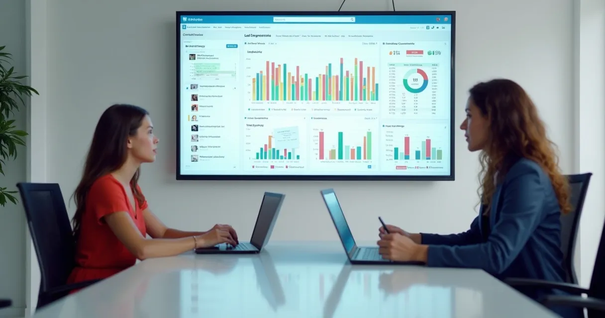 Integração de CRM com geração de leads B2B 
