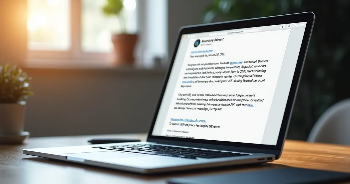 E-mail customizado de venda B2B aparecendo em laptop com dados do cliente ao lado 