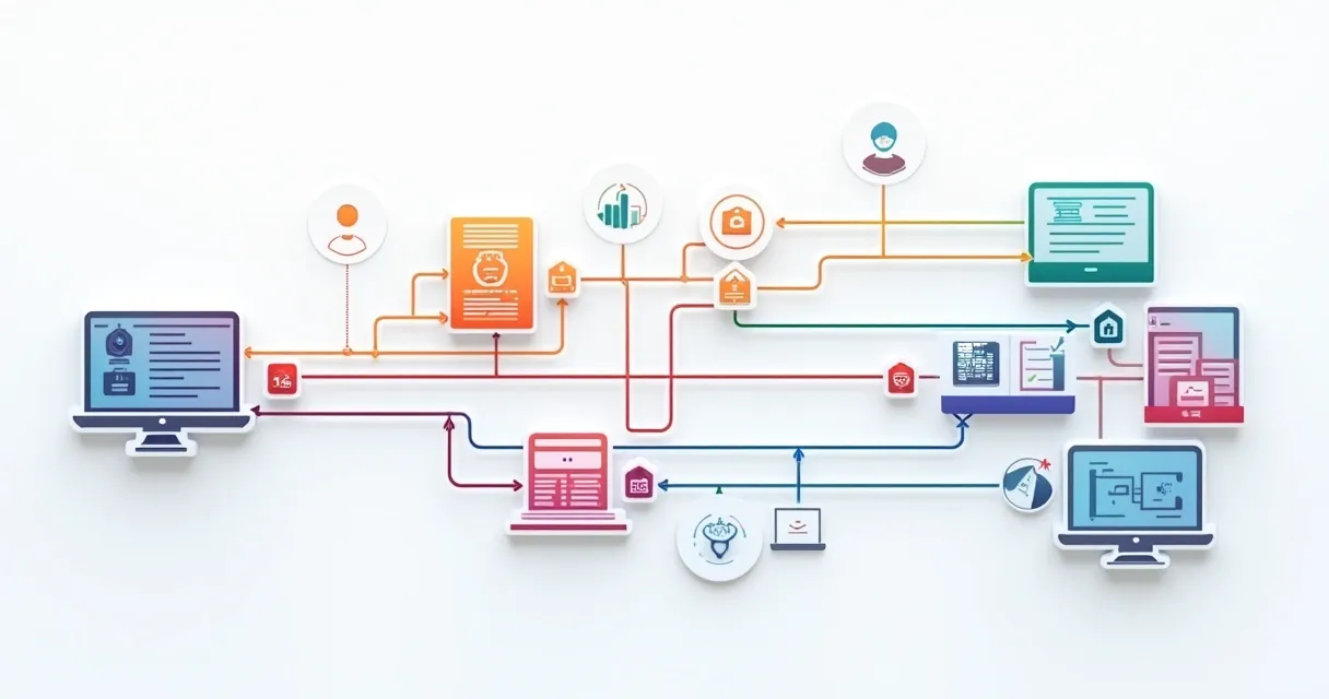 APIs de integração de dados sendo conectadas a diferentes plataformas de vendas