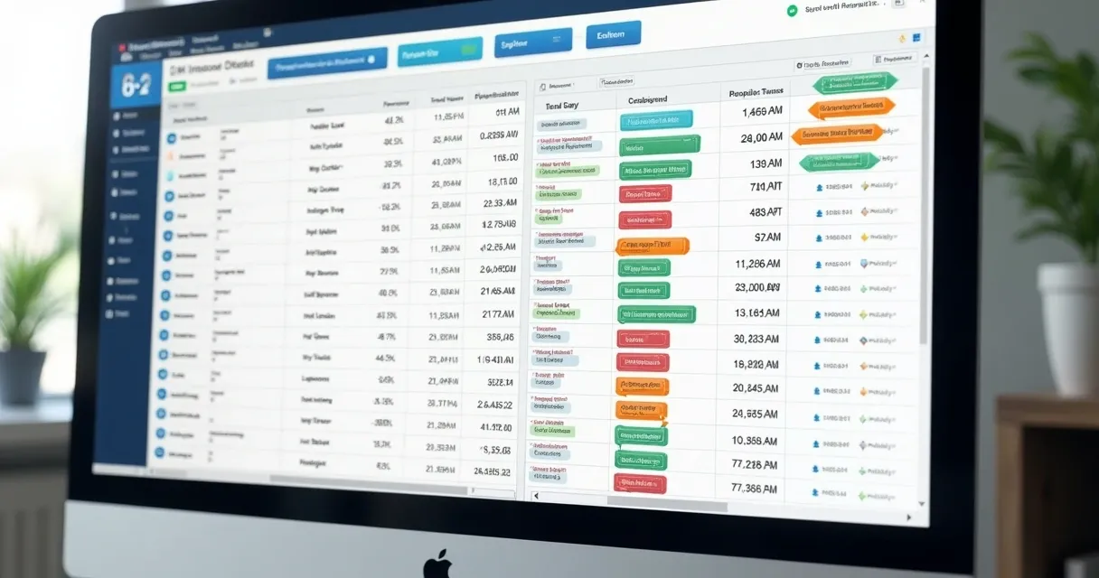 Dashboard de CRM mostrando enriquecimento de dados de leads em planilha 