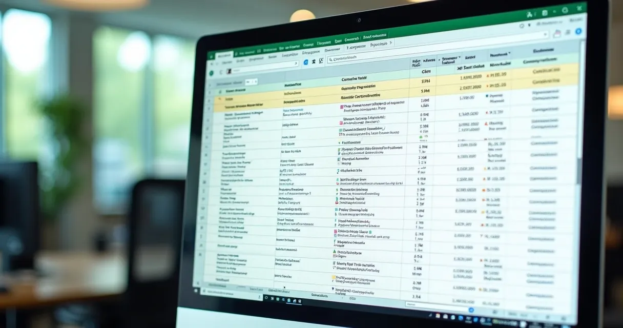 Planilha de contatos de empresas com dados atualizados
