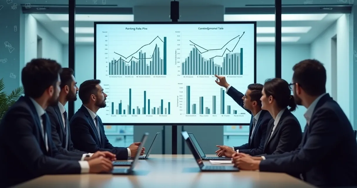 Gráfico mostrando diferentes canais de aquisição SaaS destacando taxas de conversão variadas